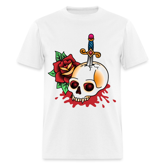 Splaze skull Unisex T-Shirt - white