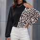 Slice Print Off Shoulder Shirt