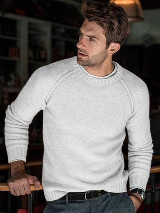 round neck fit sweater