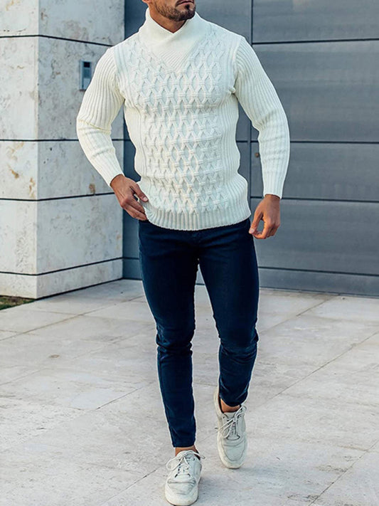 Alter crisscross pullover long sleeve sweater